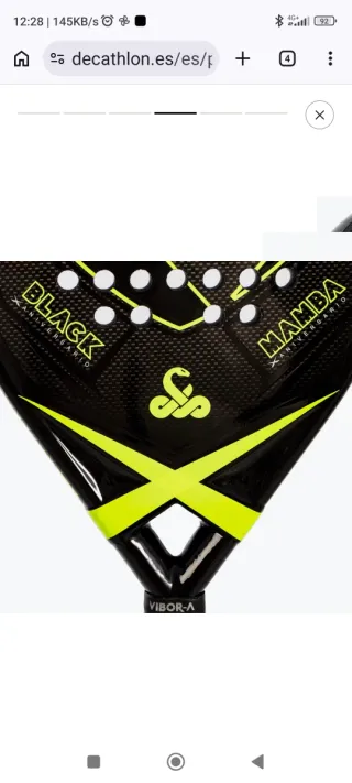 Pala de pádel Black Mamba