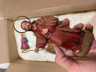 Belén de barro artesanal