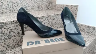 Zapatos de tacón azul marino DA'BENE