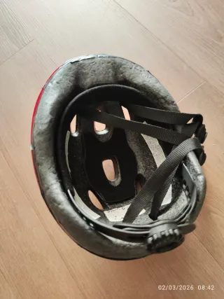 Casco bici infantil rojo