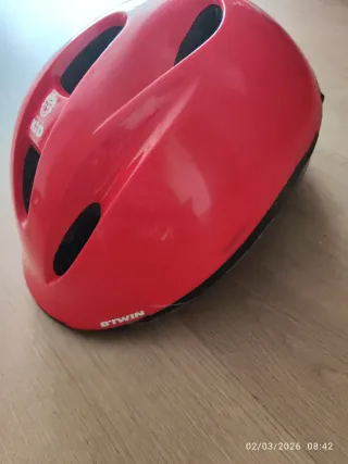 Casco bici infantil rojo