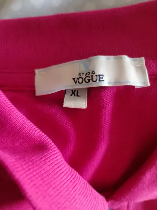Polo VOGUE Uomo XL Rosa fucsia
