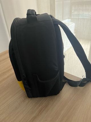 Mochila Fotografía Nikon Negra y Amarilla