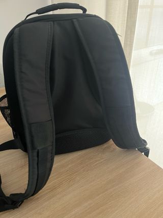 Mochila Fotografía Nikon Negra y Amarilla