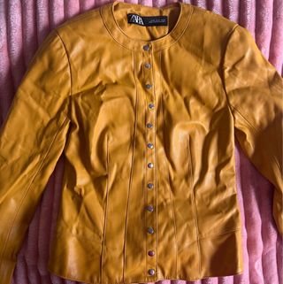 Chaqueta Zara Amarilla Mujer