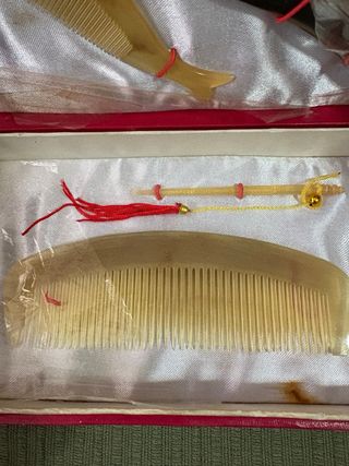 Conjunto Peines Cuerno Natural