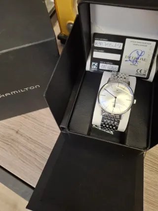 Hamilton Intramatic Orologio Automatico Argento