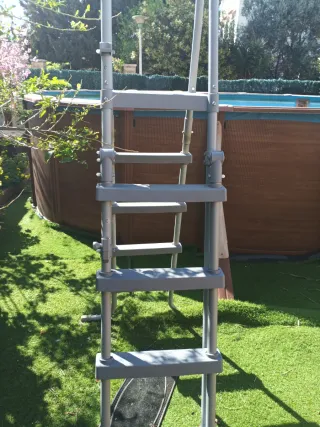 Vendo piscina elevada de acero, tamaño 5x3