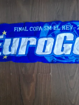 Bufanda Getafe Final Copa SM El Rey 2007