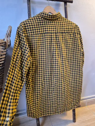 Camisa Cuadros Mango Man Talla L