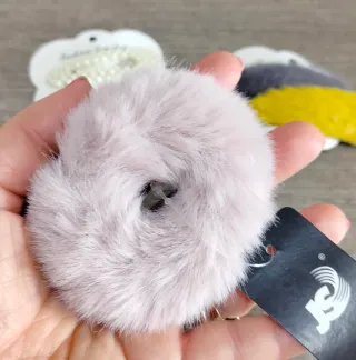 Set 7 accessori capelli scrunchies e fermagli