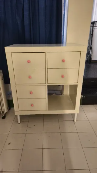 Cómoda Kallax Ikea 6 cajones + 1 hueco
