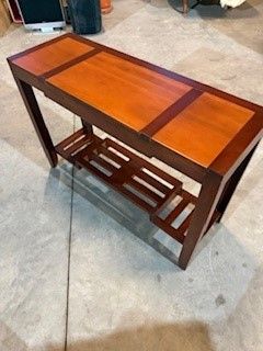 Mesa recibidor madera