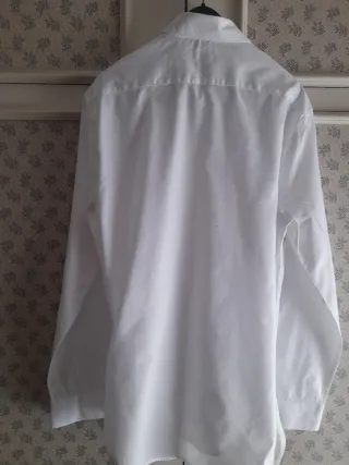 Camisa Zara Algodón Blanca