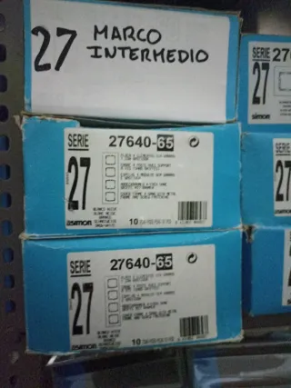 Simon Serie 27 Mecanismos Luz liquidación