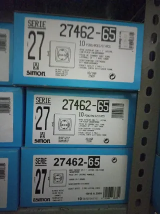 Simon Serie 27 Mecanismos Luz liquidación