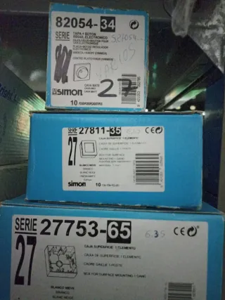 Simon Serie 27 Mecanismos Luz liquidación