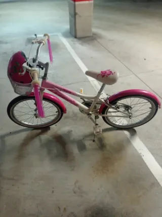 Bicicleta niña rosa 7-11 años