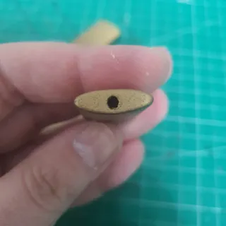 Cuentas de Madera Doradas para Manualidades