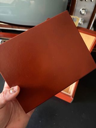 Joyero Vintage con Cerradura Dorada