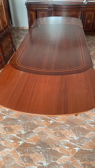 Mesa comedor extensible madera maciza