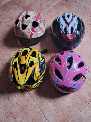 4 Cascos Bicicleta Infantiles