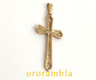 Cruz de oro 18k