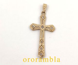Cruz de oro 18k