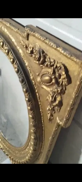 Marco antiguo dorado siglo XIX