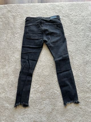 Pantalón Skinny Negro Pull&Bear