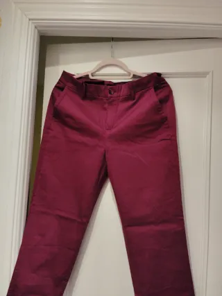 Pantalón Morado Massimo Dutti T40