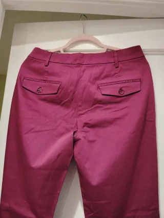 Pantalón Morado Massimo Dutti T40