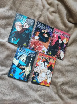 Jujutsu Kaisen Manga 1, 2, 3, 4 y 5
