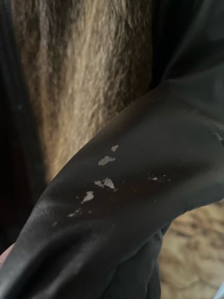 Chaqueta de cuero y pelo