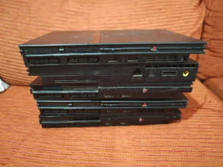 Lotto 7 Console PS2 Slim Nere