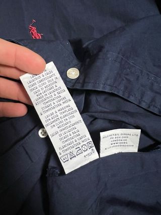 Camicia Polo Ralph Lauren XXL Blu Navy