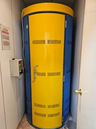 Cabina Rayos UVA Azul y Amarillo