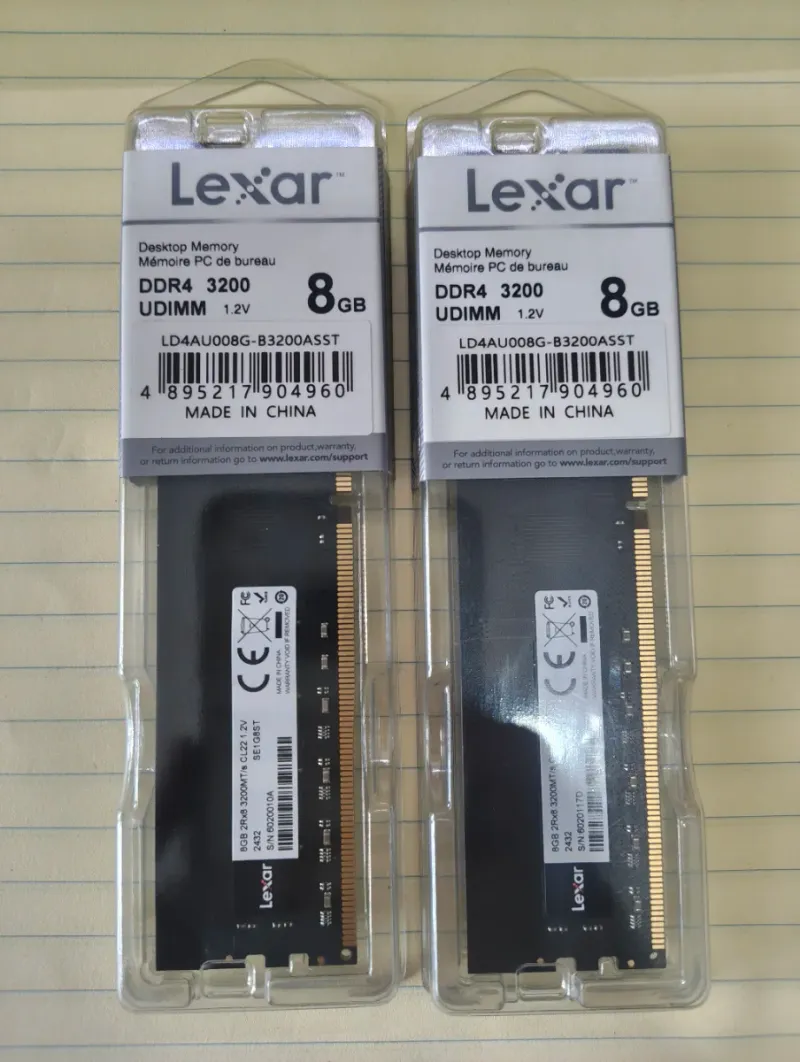2x8gb DDR4 3200