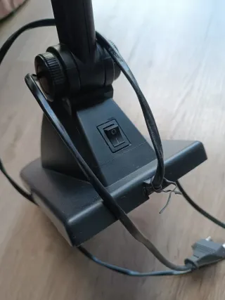 Flexo de escritorio negro