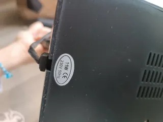 Flexo de escritorio negro