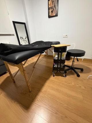 Conjunto Tatuaje: Camilla, Silla y Carrito