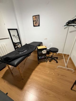 Conjunto Tatuaje: Camilla, Silla y Carrito