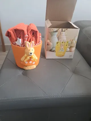 Portarotolo Pasquale coniglio arancione