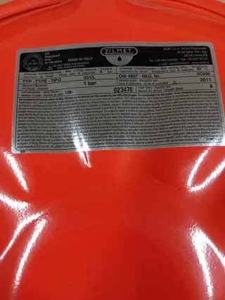 Vaso de Expansión Caldera Calefacción