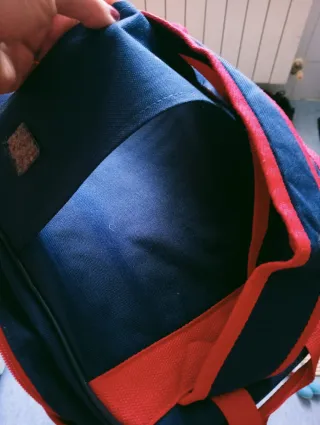 Mochila Spiderman Roja y Azul