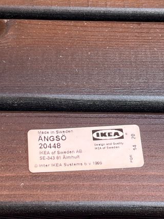 Pareja Sillas Plegables Madera Ikea