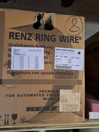 Lote Rollos Alambre Encuadernación WIRE