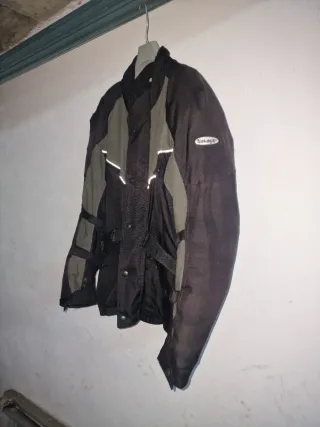 Chaqueta negra para Moto de Cordura Talla XL