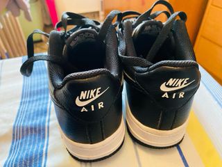 Nike Air Force 1 Unisex Negro-Blanco