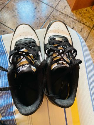 Nike Air Force 1 Unisex Negro-Blanco